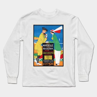 Netherlands Marseille Vintage Poster 1913 Long Sleeve T-Shirt